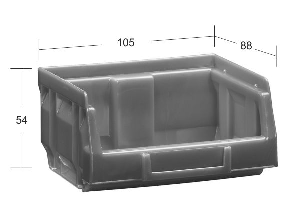 Plastikinė dėžutė Bull 1