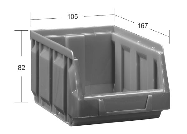 Plastikinė dėžutė Bull 2