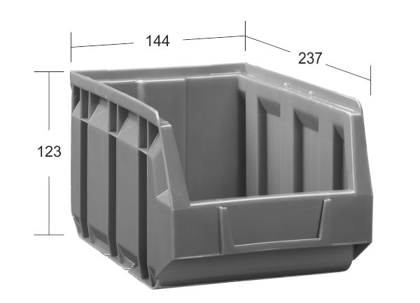 Plastikinė dėžutė Bull 3