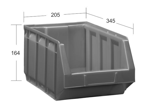 Plastikinė dėžutė Bull 4