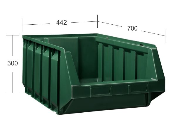 Plastikinė dėžutė Bull 7 Plastikinė dėžutė Bull 7