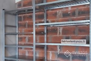 Cinkuoto plieno stelažai buičiai